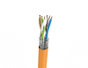 Cable S/FTP LSHF cat.7 wire ORANGE UC900HS 23 Draka (1000m)