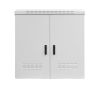 BKT 19” outdoor cabinet 22U 1200/450 IP55 RAL7035 (aluminium, single wall, double chamber, double door)