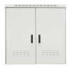 BKT 19” outdoor cabinet 22U 1200/450 IP55 RAL7035 (aluminium, double wall, double chamber, double door)