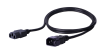 BKT power cable - socket IEC 320 C13 10A, plug IEC 320 C14 10A, 3 x 1,0 mm2 BLACK 2m