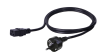 BKT power cable - socket IEC 320 C19 16A, plug DIN 49441 (unischuko) 16A, 3 x 1,5 mm2 BLACK 3m
