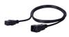 BKT power cable - socket IEC 320 C19 16A, plug IEC 320 C20 16A, 3 x 1,5 mm2 BLACK 3m