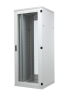 BKT server cabinet SRS 45U, 800/1000/2120 (W/D/H mm), front door single leaf perforated, back shortened perforated metal panel RAL 7035 GREY, "STANDARD II" (welded frame-capacity 1000 kg)