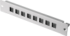 BKT patch panel 8 x RJ45, 10" - unequipped RAL 7035 GREY