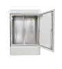 19" BKT outdoor cabinet MFG type 8, 1000/500/1500 (W/D/H mm) RAL 7038 IP55 (one chamber, single leaf door)