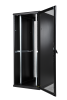 BKT server cabinet SRS 47U, 800/1000/2186 (W/D/H mm), front door single leaf perforated metal, back door double leaf perforated metal, RAL 7035 GREY, "WEST IV" (welded frame-capacity 1000 kg)
