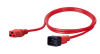 Kabel zasilający BKT - gniazdo IEC 320 C19 16A, wtyk IEC 320 C20 16A, 3 x 1,5 mm2 czerwony 2m