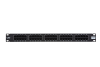 Panel krosowy BKT 19" 1U, ISDN, nieekranowany, 50xRJ45, czarny