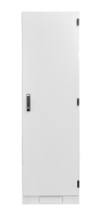 Szafa przemysłowa BKT IP54 19" 32U 600/600/1535 (Szer/Gł/Wys) RAL7035 drzwi przód-tył blacha (profil stalowy) - bez jednej ściany