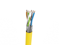 Kabel S/FTP LSHF-FR kat.8.1/8.2 BKT 2000 drut żółty 22AWG Dca -s2,d1,a1 (1000m)